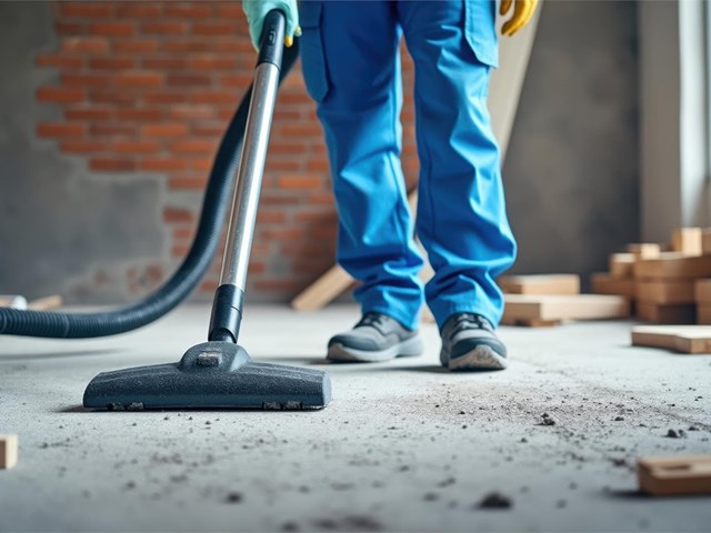 ¿Por qué es crucial la limpieza profesional después de una obra?